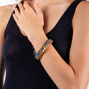 AURELIE BIDERMANN GOLD,GREY BRACELET | WOMENS